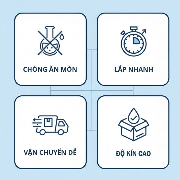 Ưu điểm bồn SMC 5m3